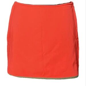 Prada red mini skirt